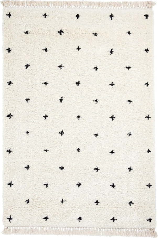Bílo-černý koberec Think Rugs Boho Dots