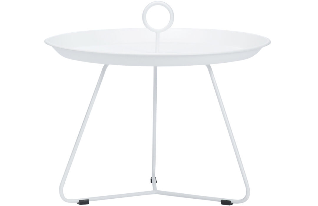 Bílý kovový konferenční stolek HOUE