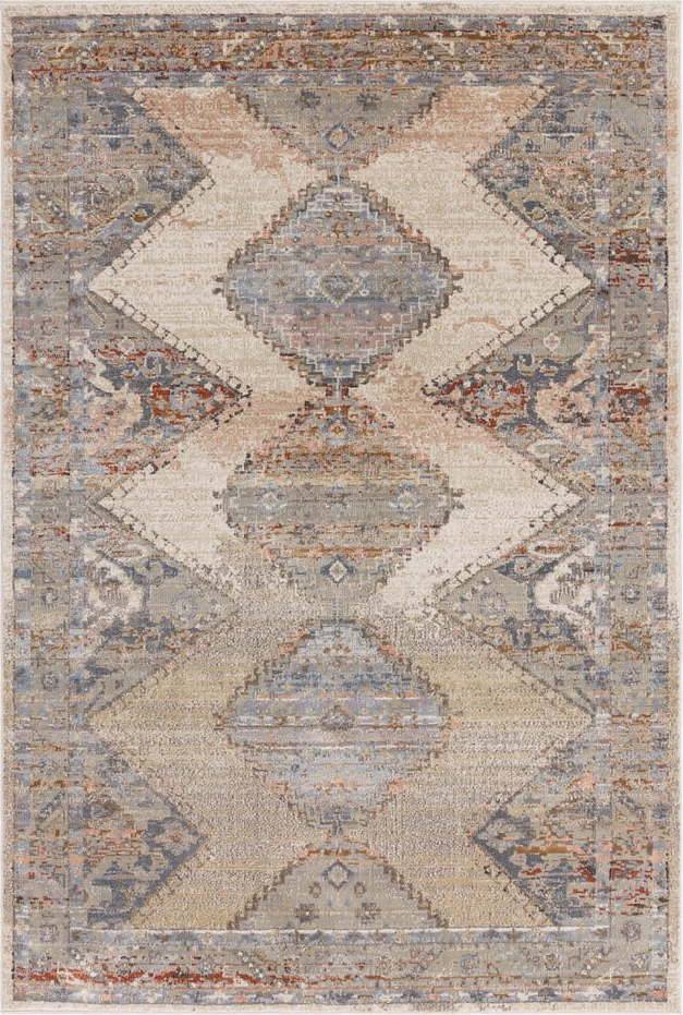 Hnědo-béžový koberec 170x120 cm Zola