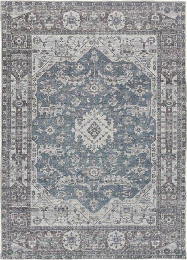 Modrý koberec 160x230 cm Mandala