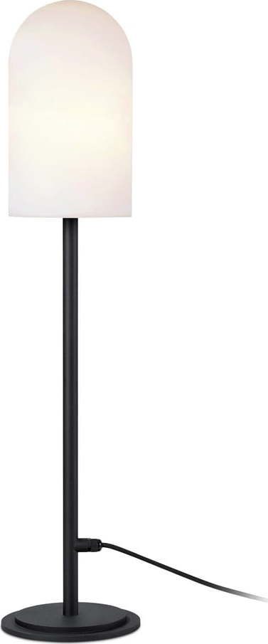 Černo-bílá stojací lampa (výška 90 cm)