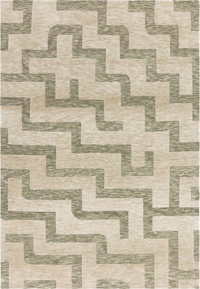 Zeleno-béžový koberec 170x120 cm Mason