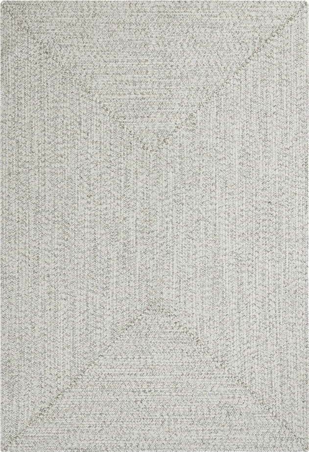 Bílý/béžový venkovní koberec 170x120 cm