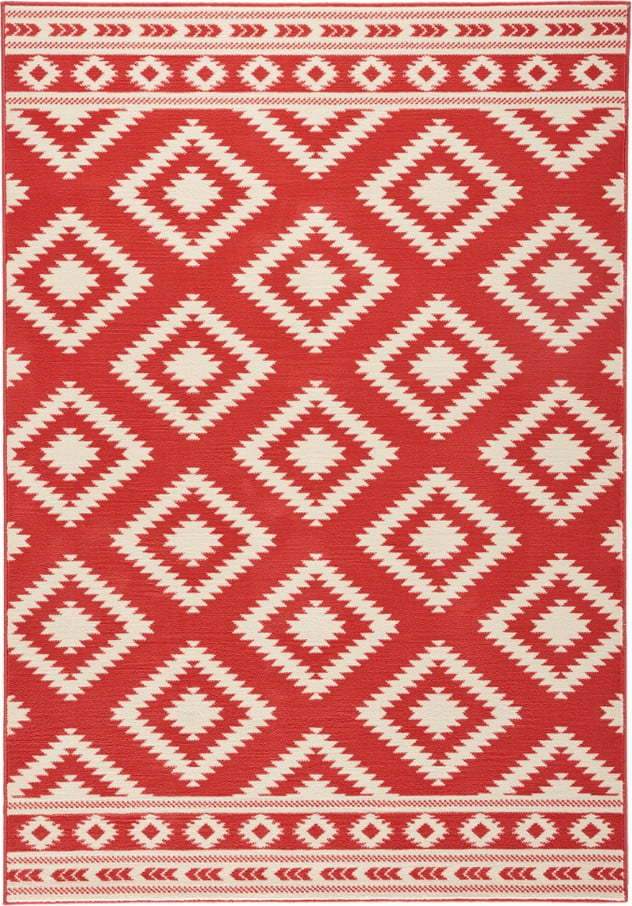 Červený koberec Hanse Home Gloria Ethno