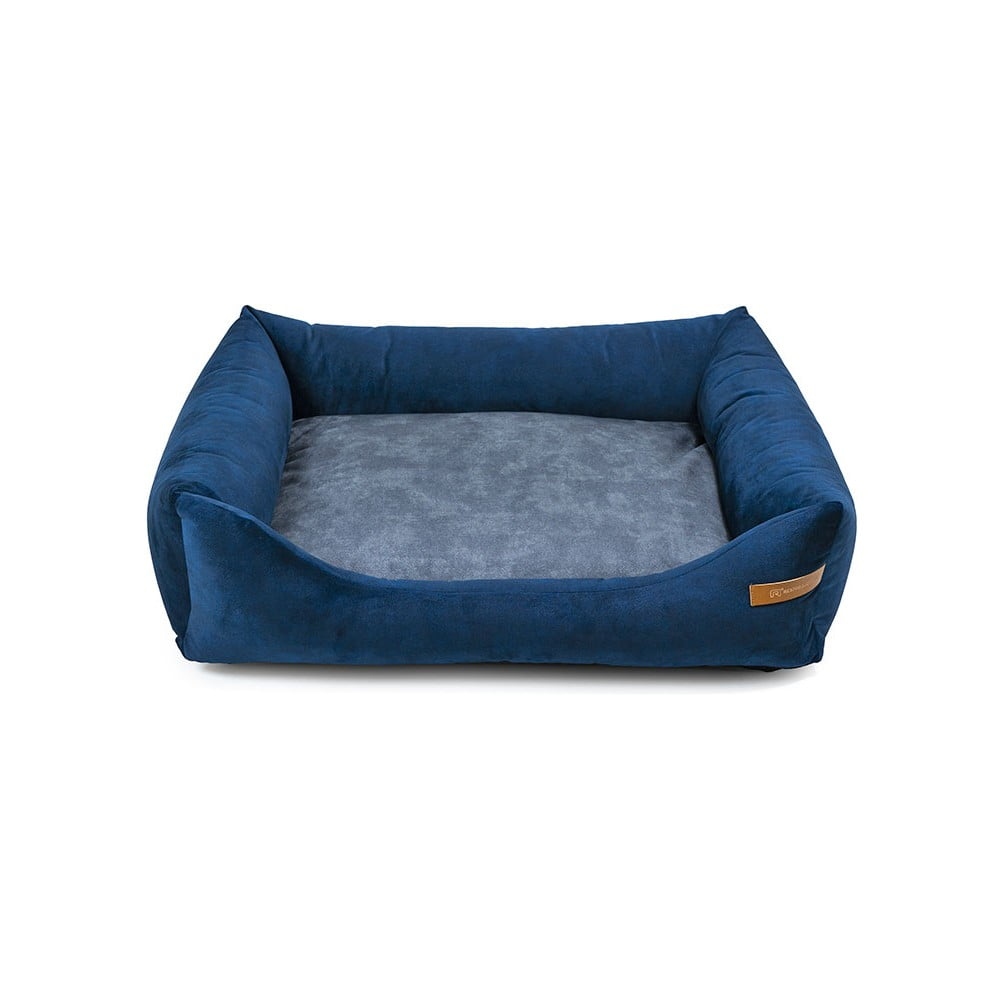 Modro-tmavě šedý pelíšek pro psa 65x75 cm