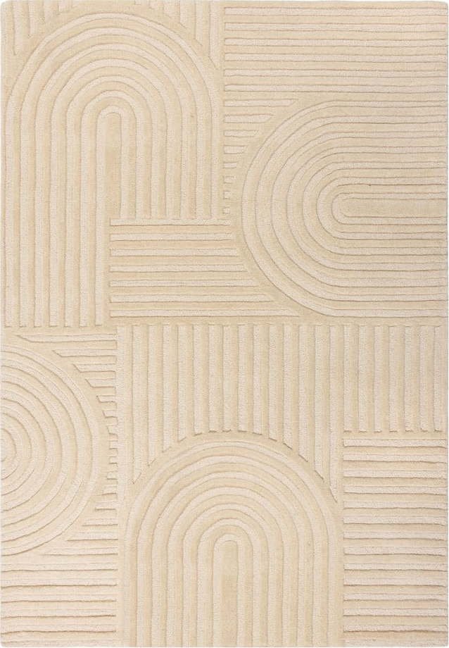 Béžový vlněný koberec 200x290 cm Zen
