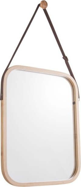 Nástěnné zrcadlo v bambusovém rámu PT