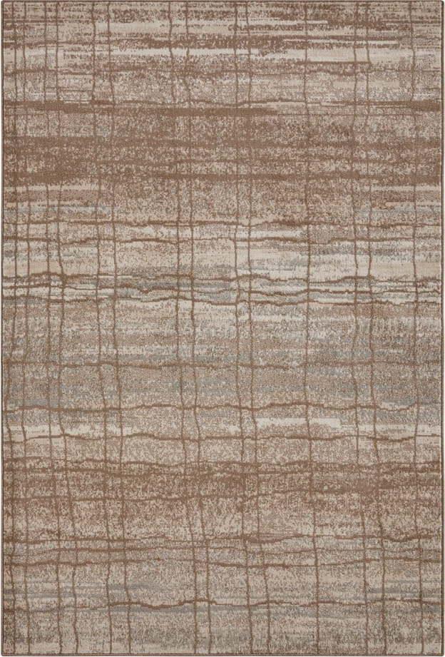 Hnědo-béžový koberec 170x120 cm Terrain