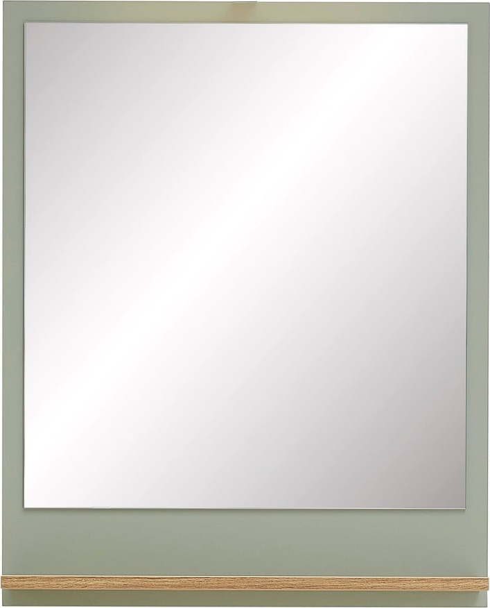Nástěnné zrcadlo s poličkou 60x75 cm