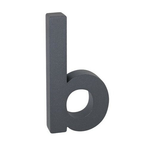 Hliníkové číslo b v „3D“ provedení se
