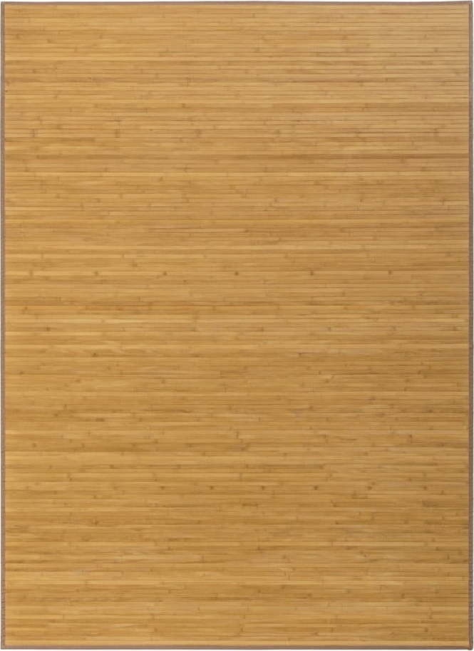 Bambusový koberec v přírodní barvě 180x250