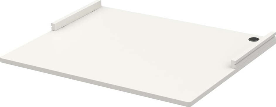Bílá komponenta - psací stůl 80x5