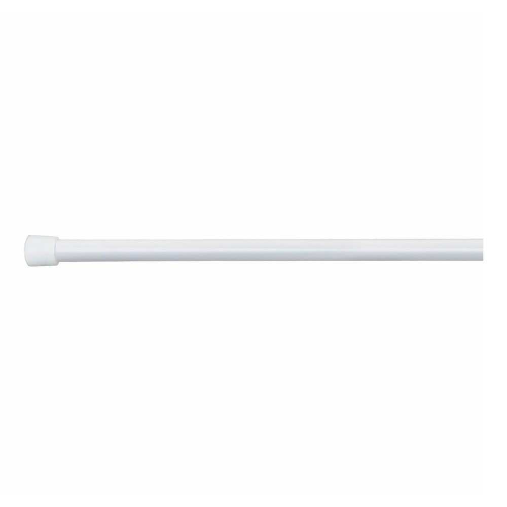 Bílá tyč na sprchový závěs s nastavitelnou délkou