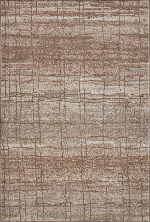 Hnědo-béžový koberec 120x80 cm Terrain