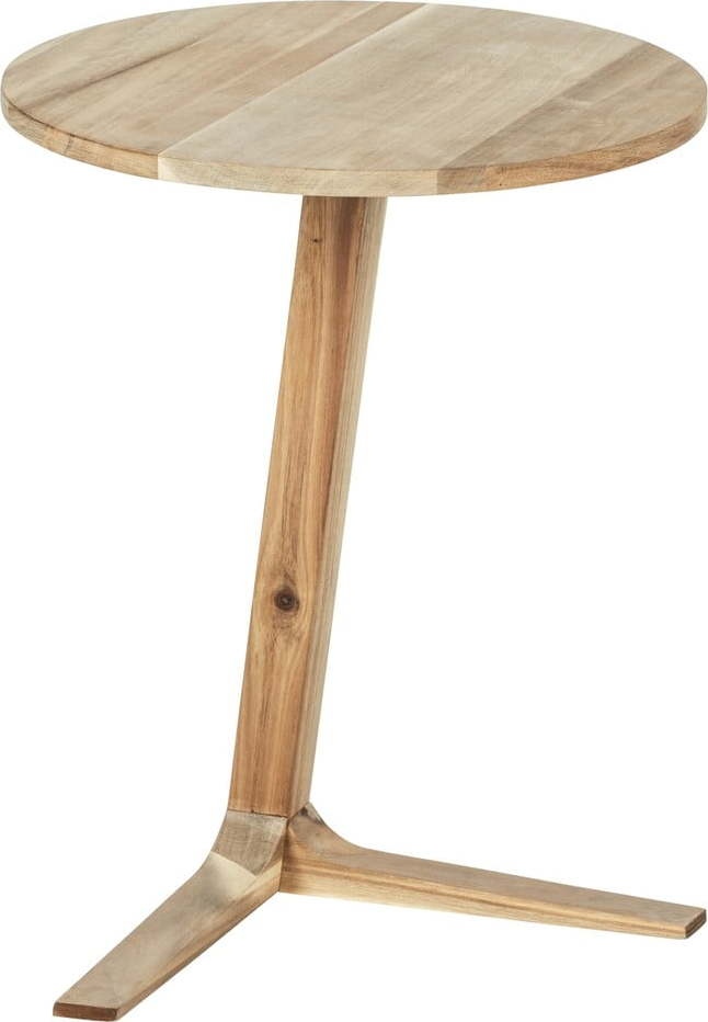 Kulatý odkládací stolek z masivu akácie ø
