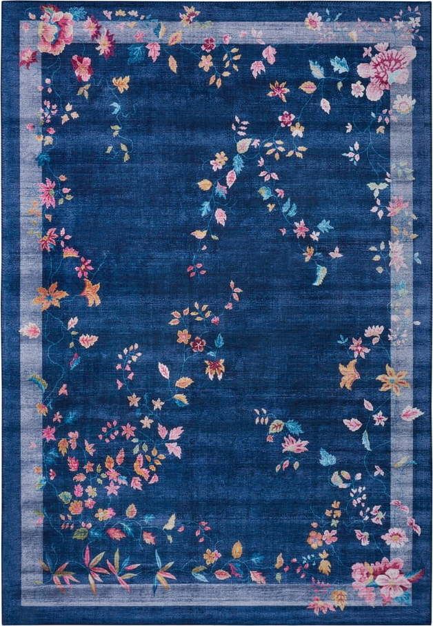 Tmavě modrý koberec 120x160 cm Amira