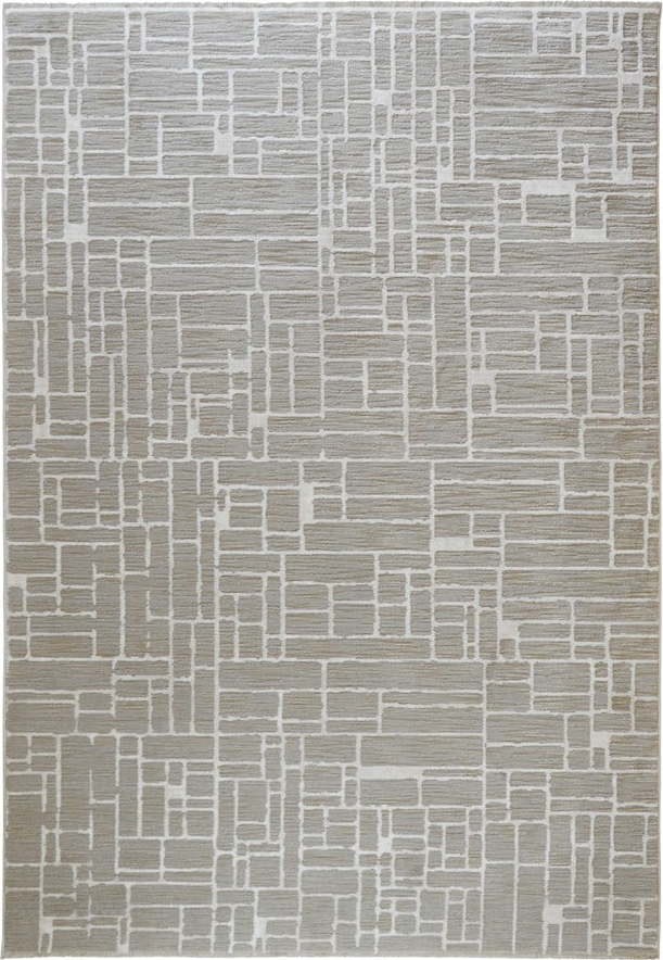 Šedo-béžový koberec 133x195 cm Jaipur