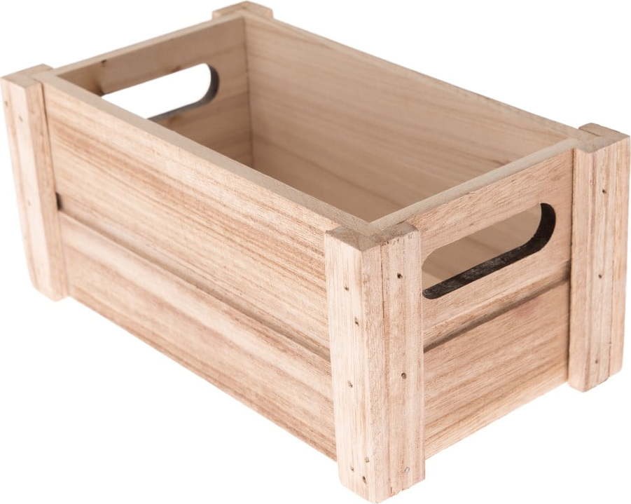 Dřevěný úložný box -