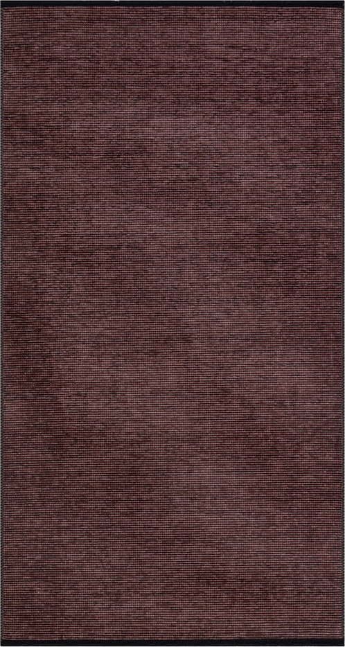 Červeno-hnědý pratelný koberec 180x120 cm
