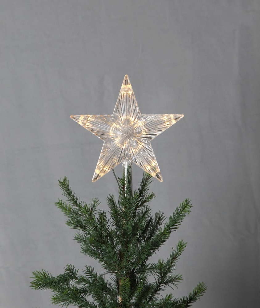 LED svítící špička na stromek Star