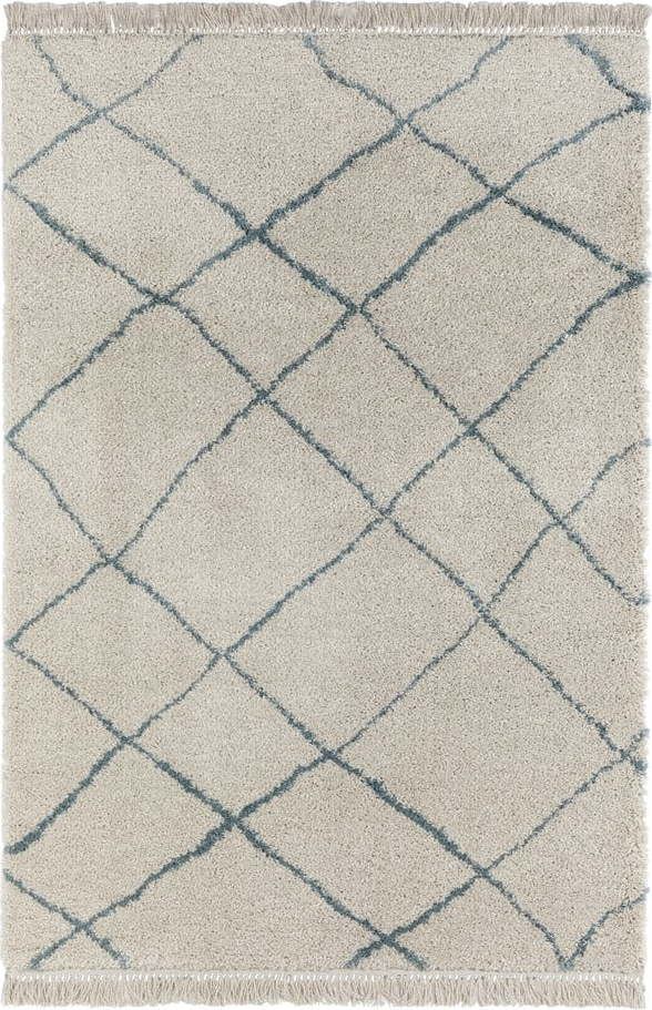Krémovo-šedý koberec 120x170 cm Bertha