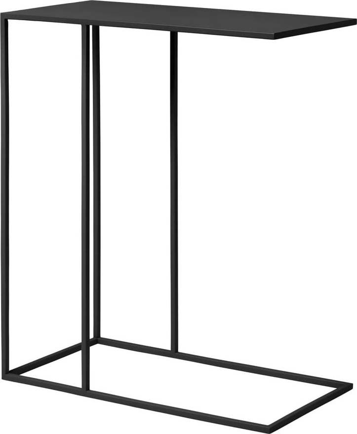 Kovový odkládací stolek 25x50 cm