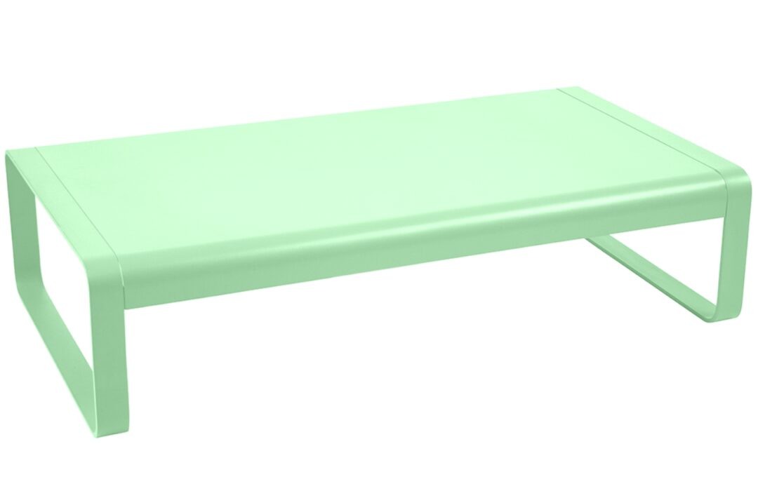 Opálově zelený hliníkový zahradní konferenční stolek Fermob