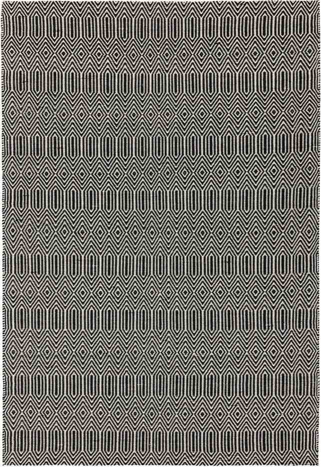 Černý vlněný koberec 200x300 cm Sloan
